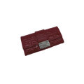 Portefeuille New Lock cuir rouge
