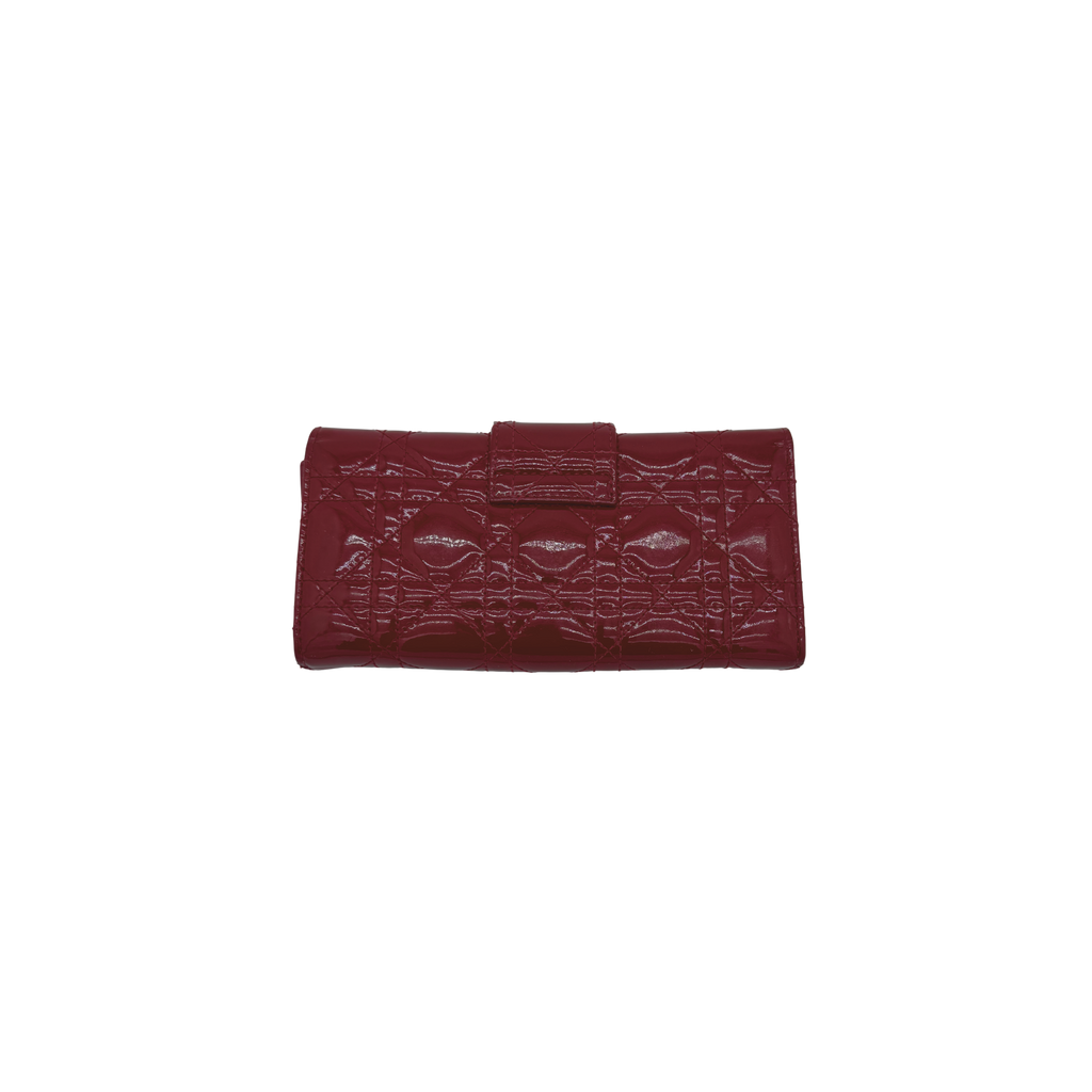 Portefeuille New Lock cuir rouge