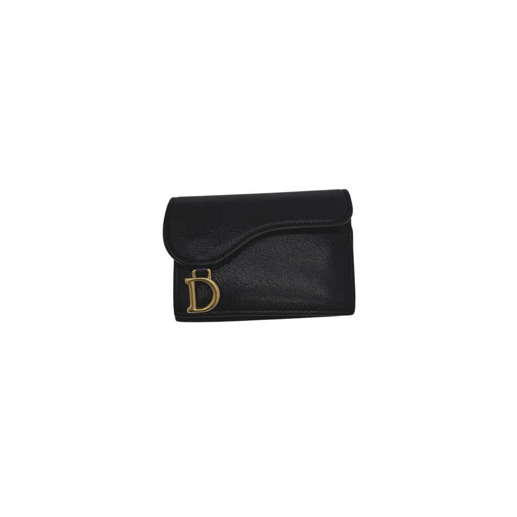 Le porte-cartes Saddle Noir de Christian Dior